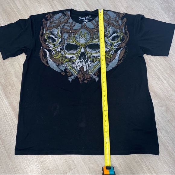 xtreme couture tshirt Studded size 3XL men - Picture 4 of 8
